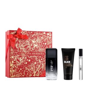 Carolina Herrera 212 VIP Black EDP Gift Set (3PC)